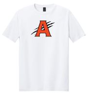 64000 White "Scratch A" tee